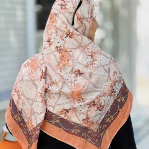 روسری نخی شکوفه سه بعدی