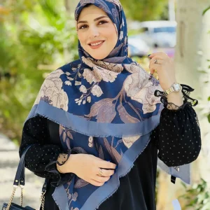 روسری سیا اسکارف گل