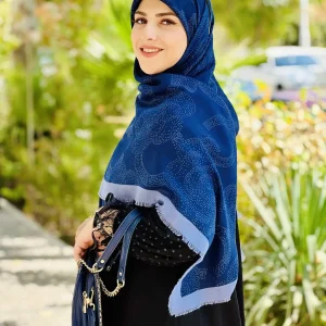 روسری سیا اسکارف دونه برفی