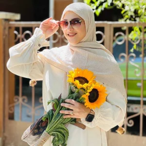 روسری پلیسه منگوله دار